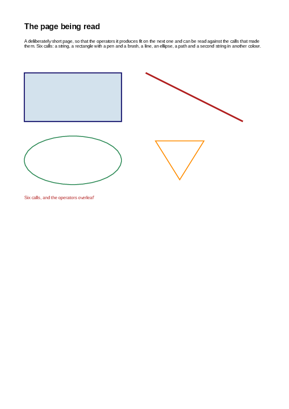 The first page of the Inspect demo