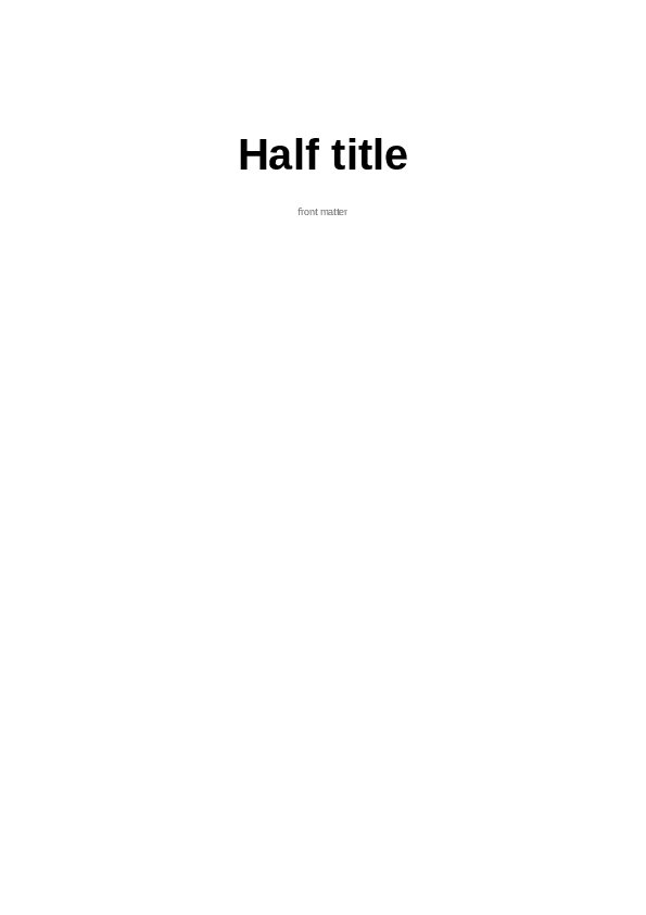 The first page of the Navigation demo